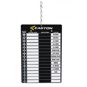 Easton Coaches Lineup Board