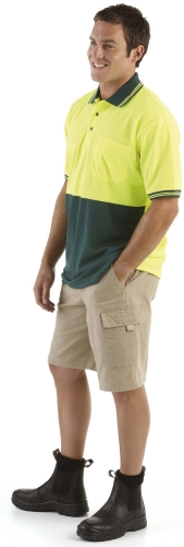 Hi Vis Polo Shirt Safety Workwear