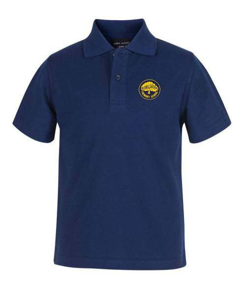 #AGPS Plain Polo Short Sleeve Kids Navy