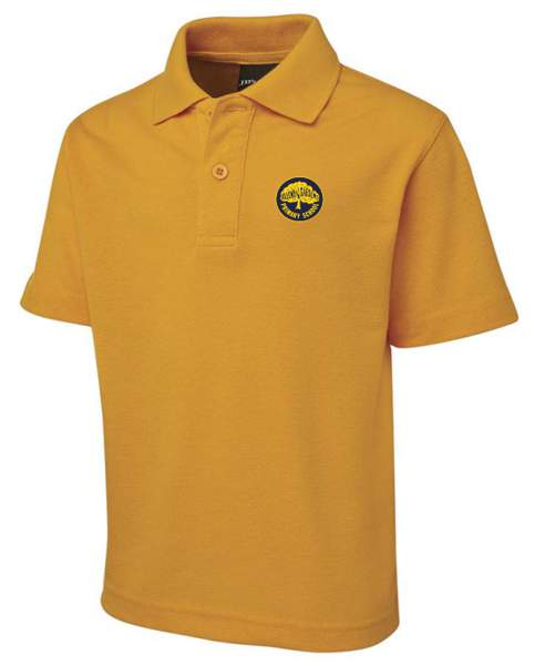 #AGPS Plain Polo Short Sleeve Kids Gold